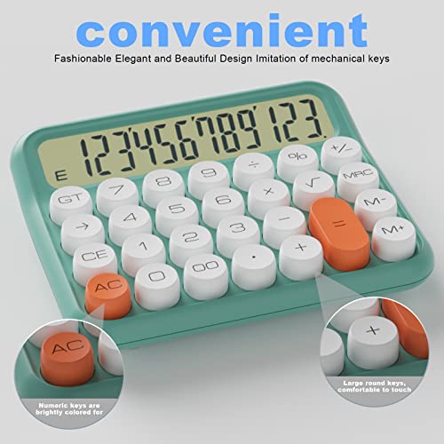 12 Digit 5-Inch LCD Display Battery Desk Calculator Q9162