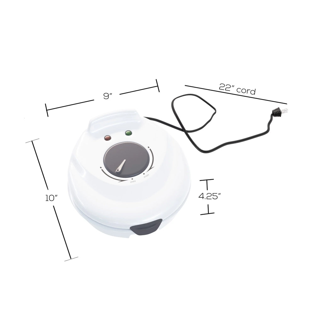 White Electric Nonstick Waffle Cone Maker P365321