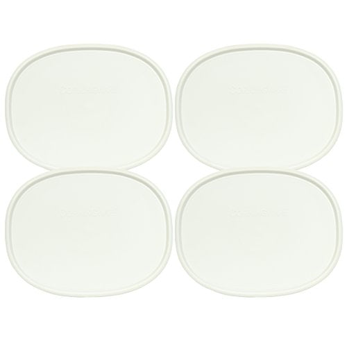 Oval French White 2.5-qt or 1.5-qt Lid (4 Pack) E3427