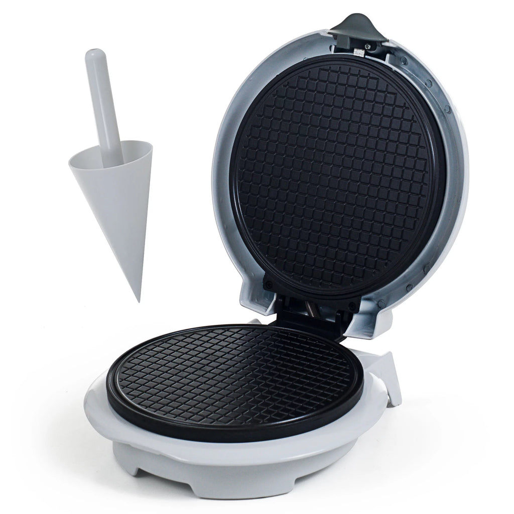 White Electric Nonstick Waffle Cone Maker P365321