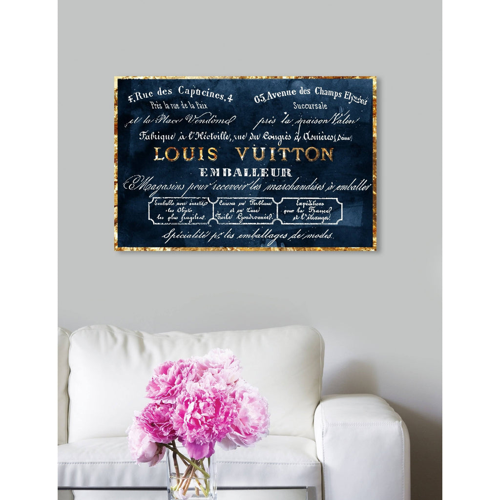 Navy Canvas Art H76413