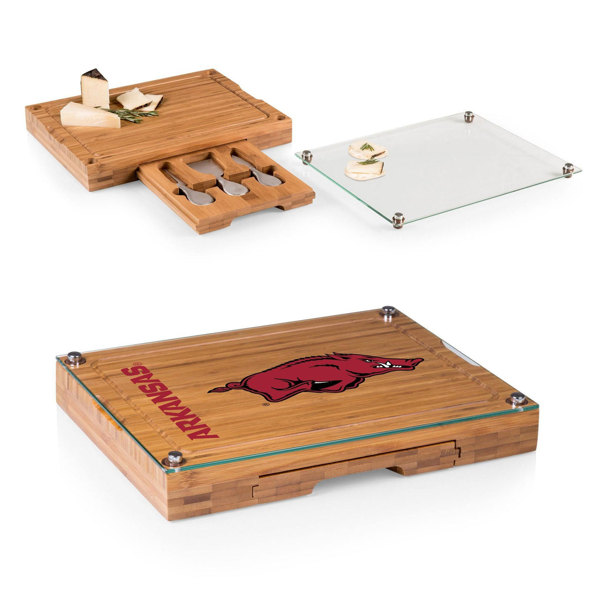 Bamboo Cutting Board and Cheese Tools Set R304