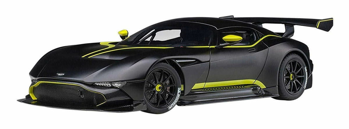 Matt Black with Lime Green Stripes 1/18 Model Car Q596308
