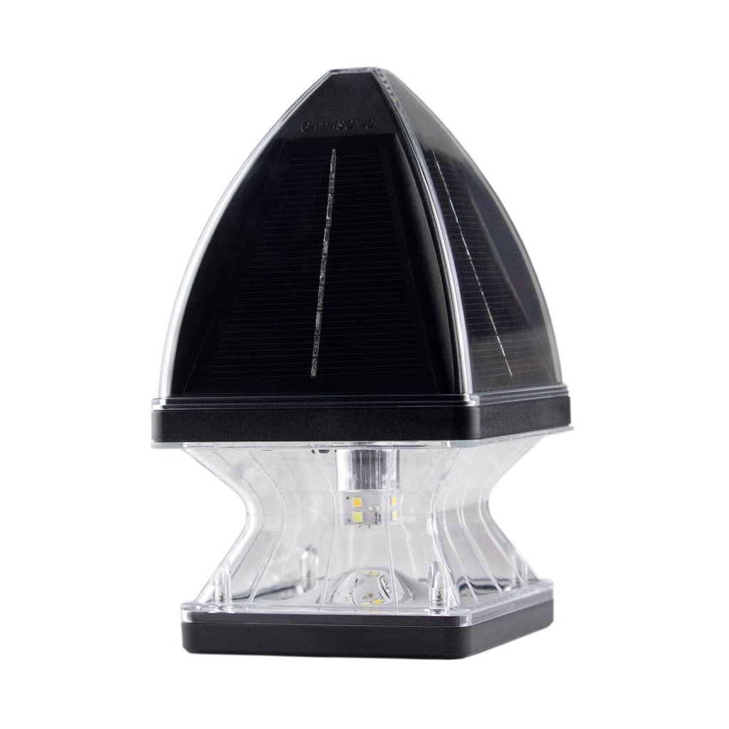 Black Solar Post Cap Light W76823
