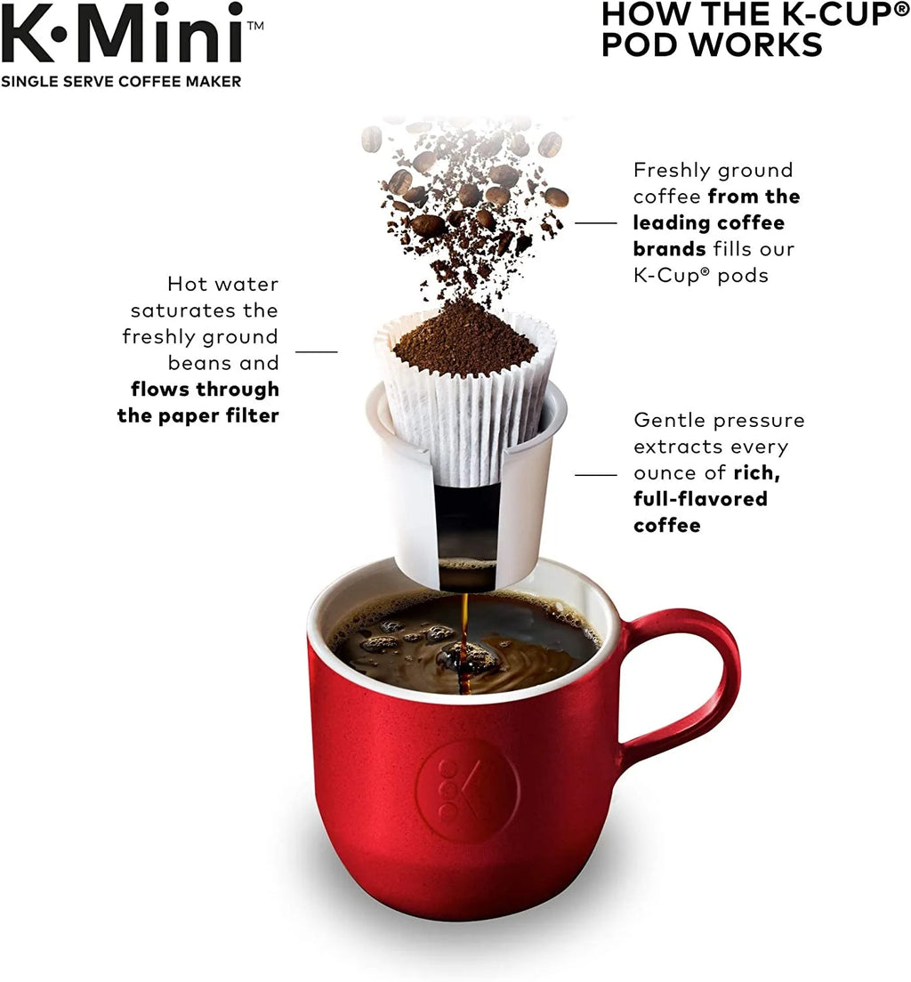 Single Serve K-Cup Pod Coffee Brewer, 6 to 12 oz. Brew Sizes Y8550