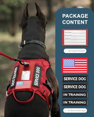 Tactical Dog Harness with Handle Mesh Breathable No Pull N688911