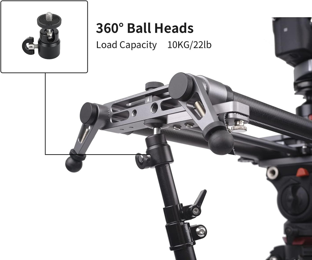 Camera Slider Support Arm Adjustable Length 23”-37.5” Pack-2 Q222