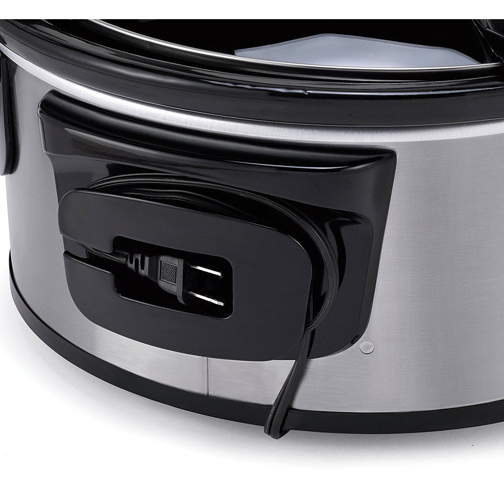 6 Quart Stainless Steel Slow Cooker O2722
