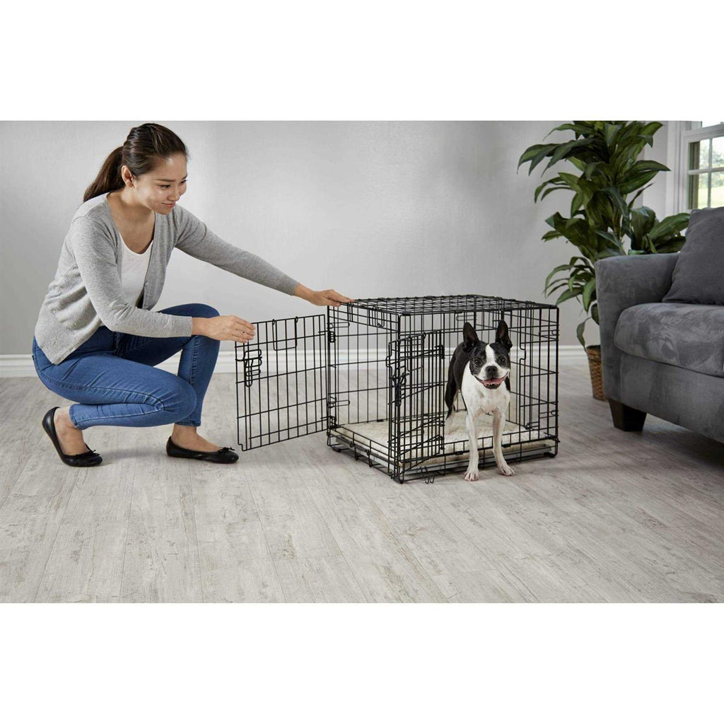 2-Door Folding Dog Crate J682773