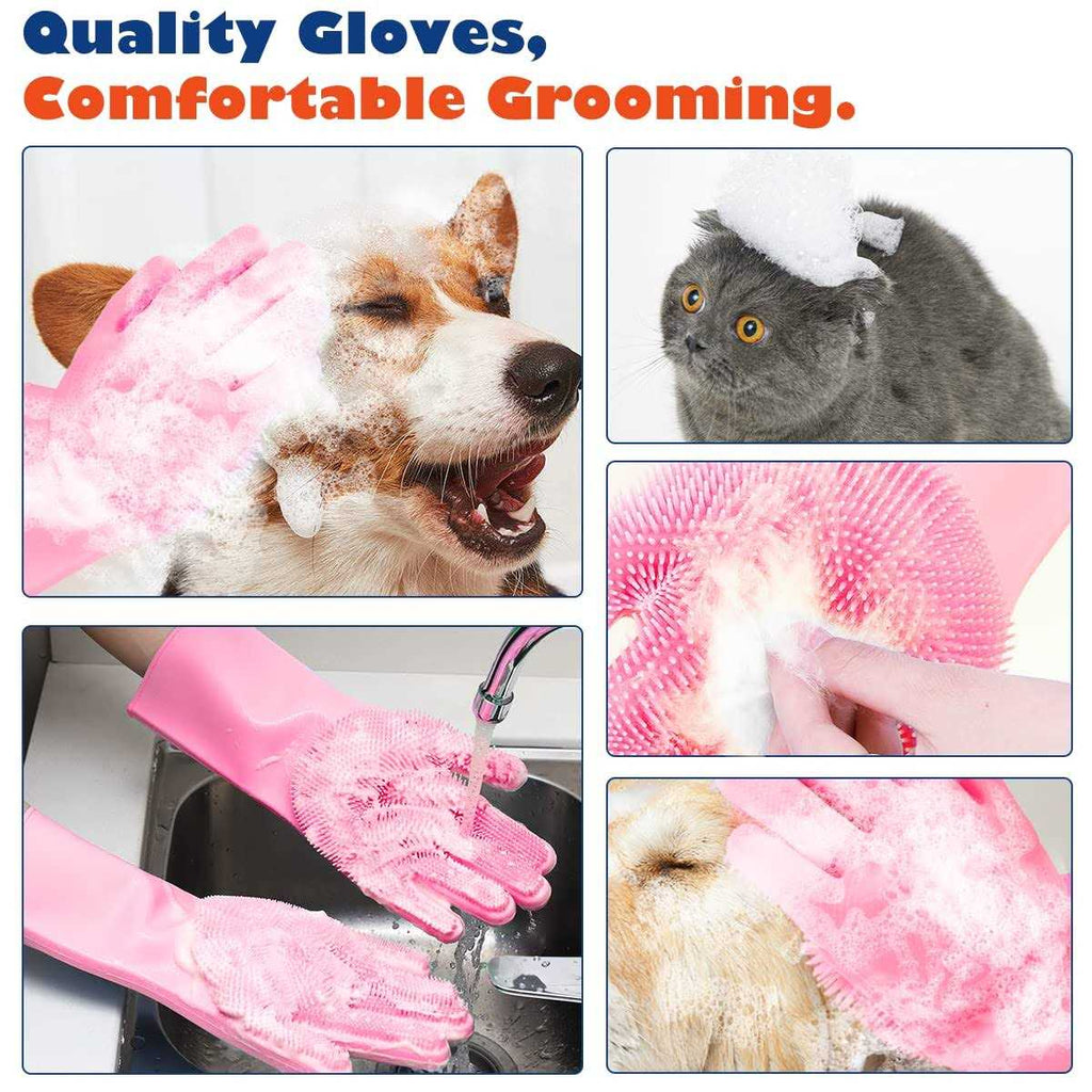 Pet Grooming Gloves A69210