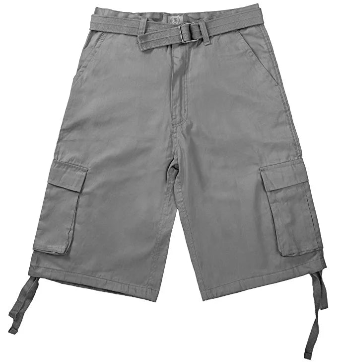 Men's Belted Cargo Twill Shorts K955160