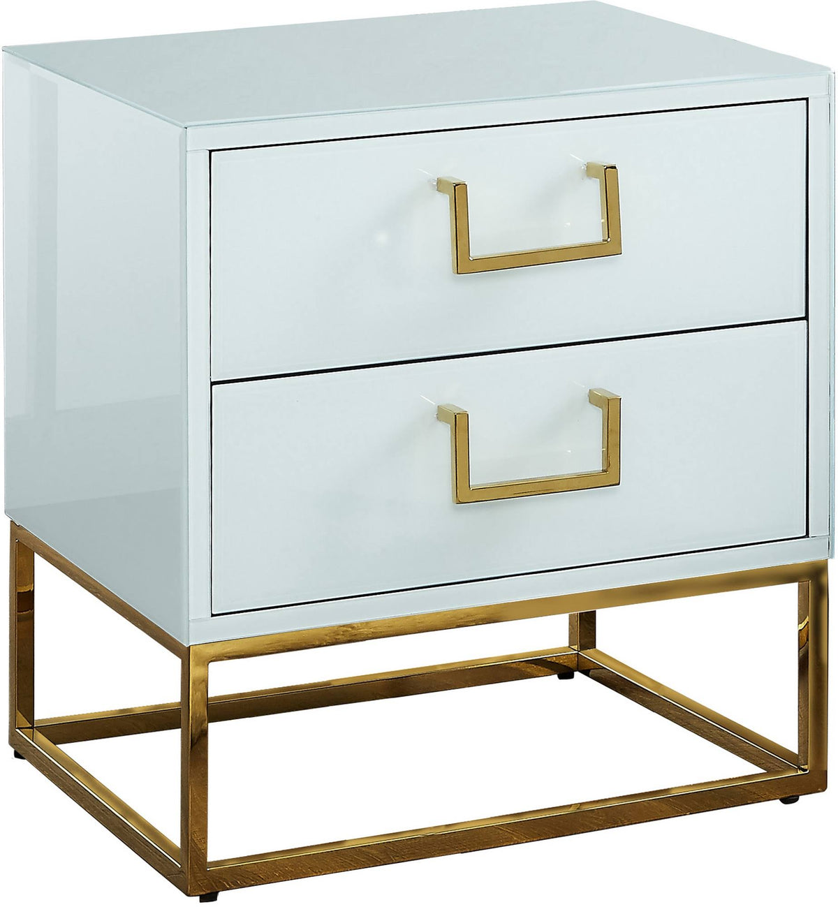 White Gold Nova Side Table K9349