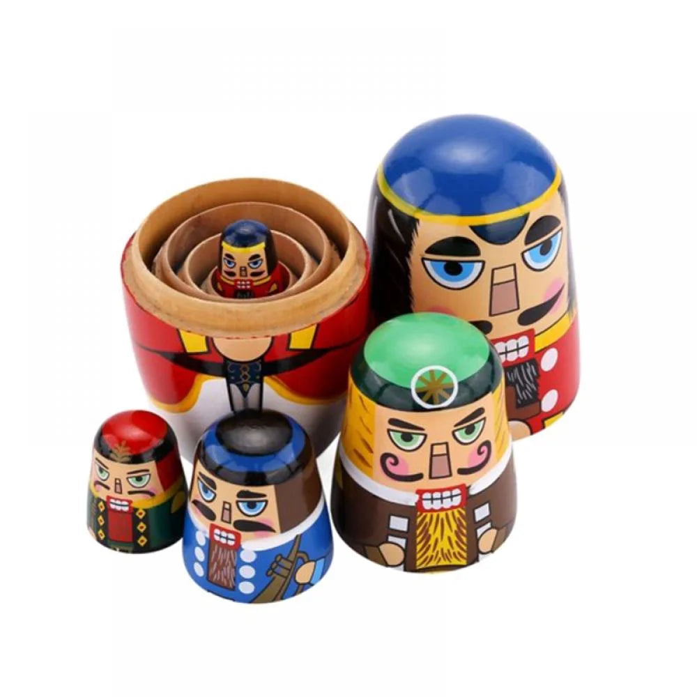 Nutcracker Nesting Dolls Set S536