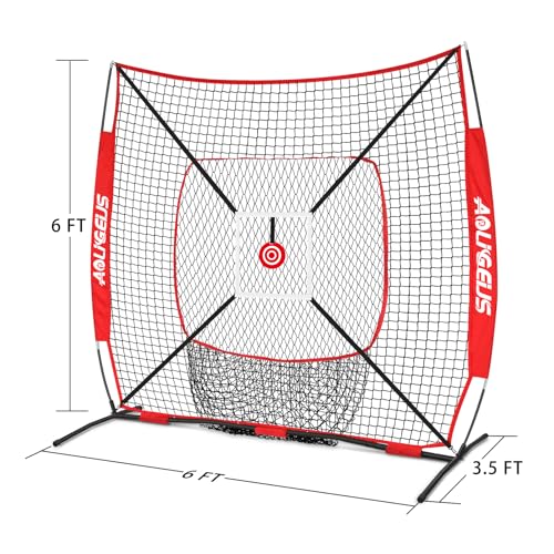 6'X6' Baseball Softball Practice Net with Strike Zone U747