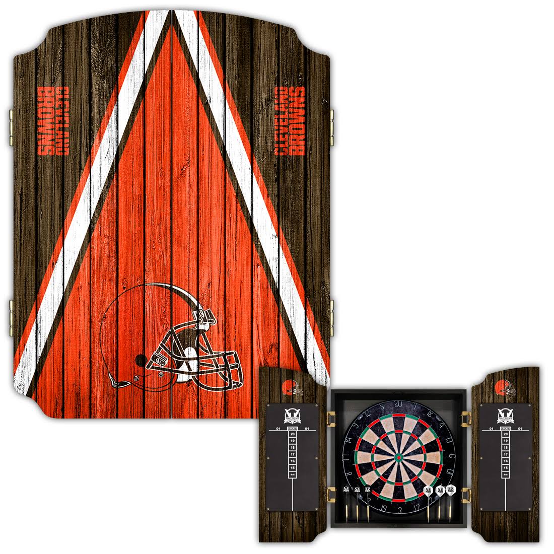 Dartboard Cabinet Set Multi H311263