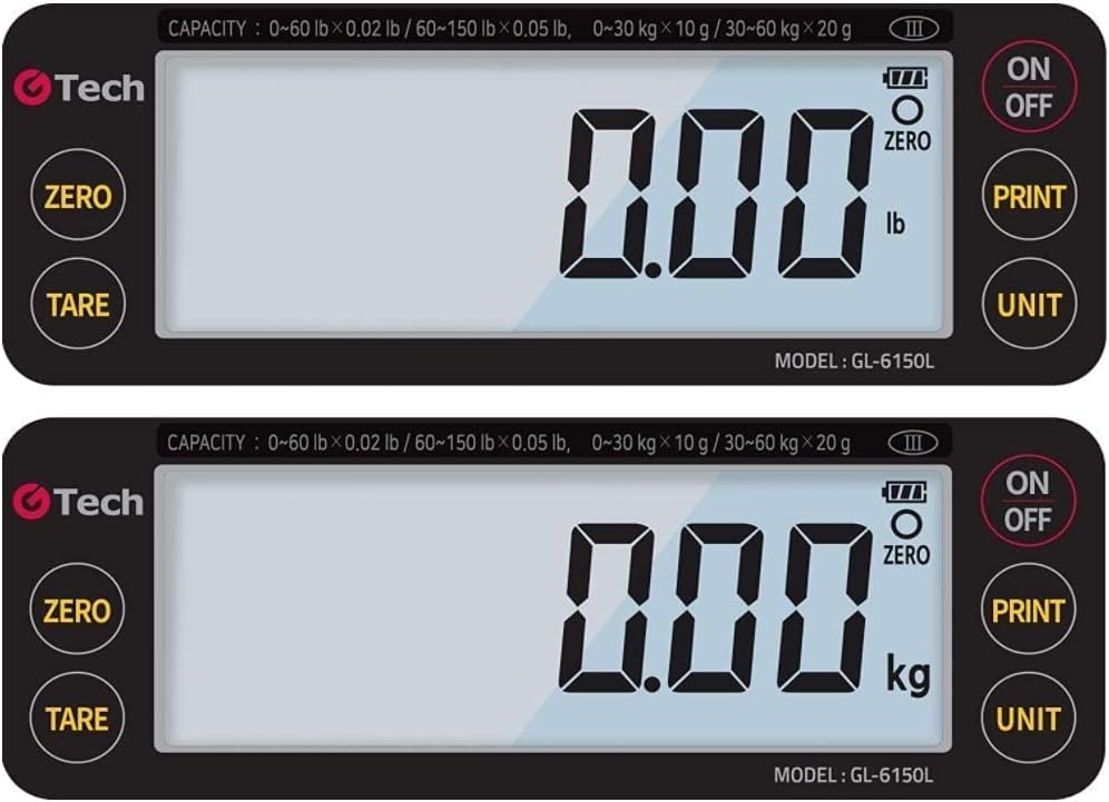 Portable Bench Scale, 500lbs Capacity with Dual Range N74476