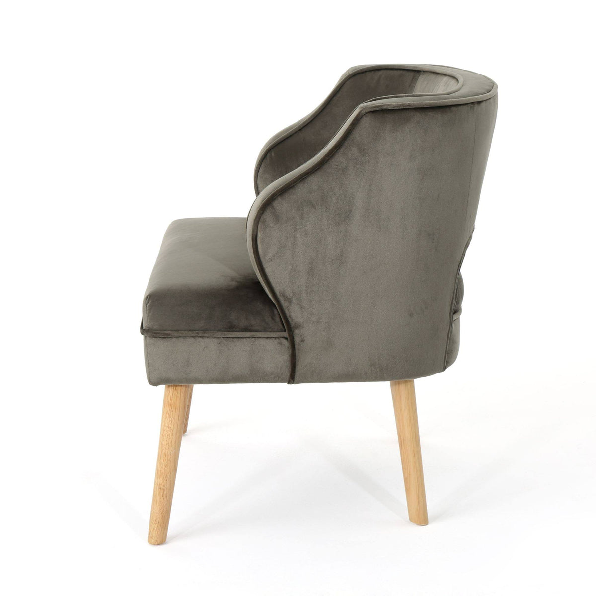 Gray and Beige Contemporary Accent Chair V618980