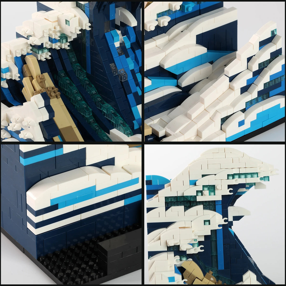 Blue Micro Mini Building Block Set Toy W190779