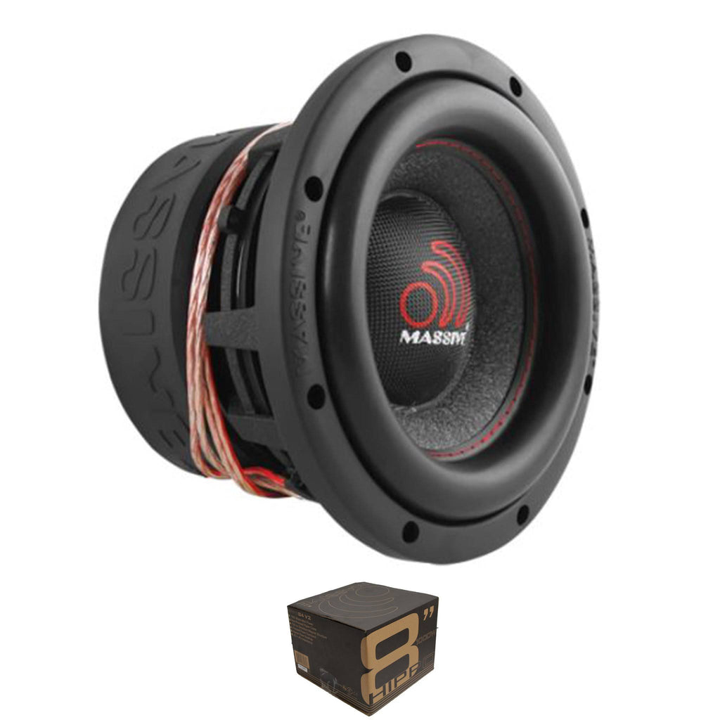 8x22 inch 500 Watts RMS Dual 4 Ohm Car Audio Subwoofer P483832