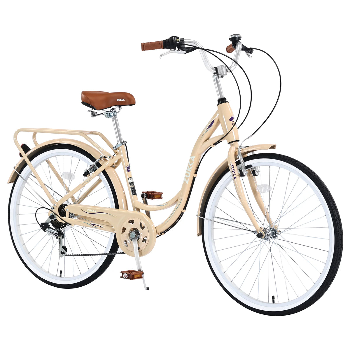 Mint Green 7 Speed Steel Frame Beach Cruiser Bike T2652