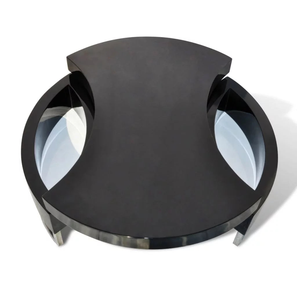 High Gloss Coffee Table with Concealed Storage F7573