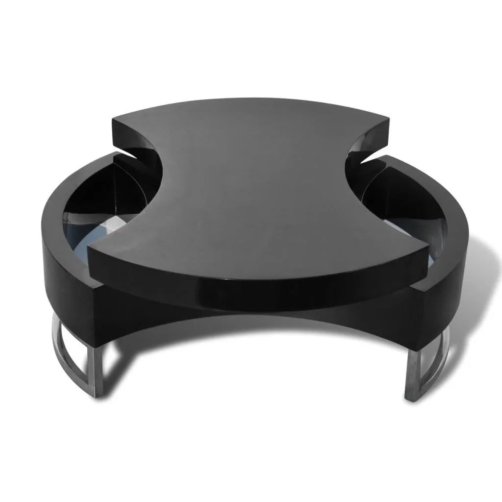 High Gloss Coffee Table with Concealed Storage F7573
