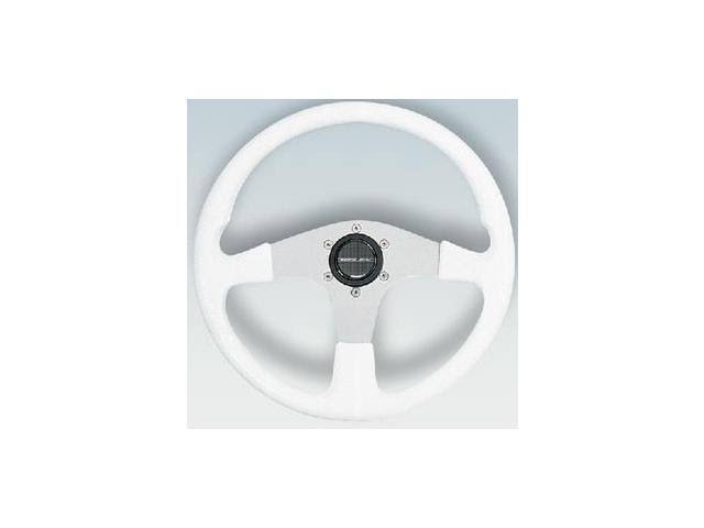 Corse Steering Wheel with White PVC Grip C125