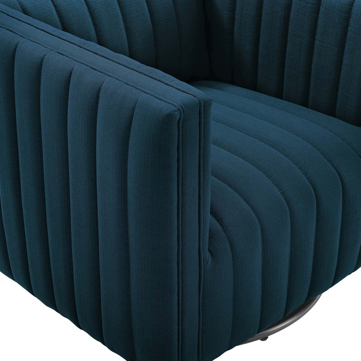 Azure Tufted Swivel Upholstered Armchair N132