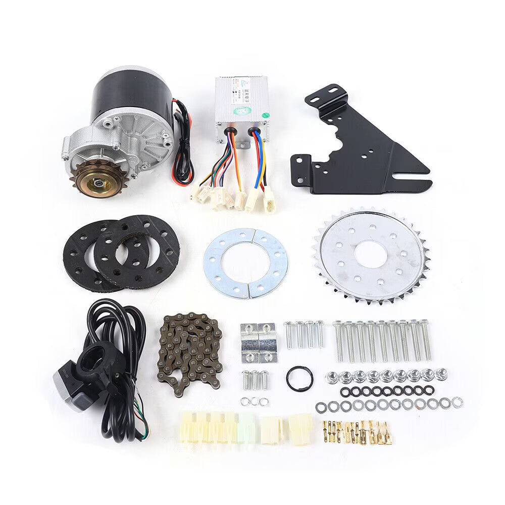 36V Thumb Throttle E-Bike Conversion Kit Brushless Motor LCD Display 350W G89482