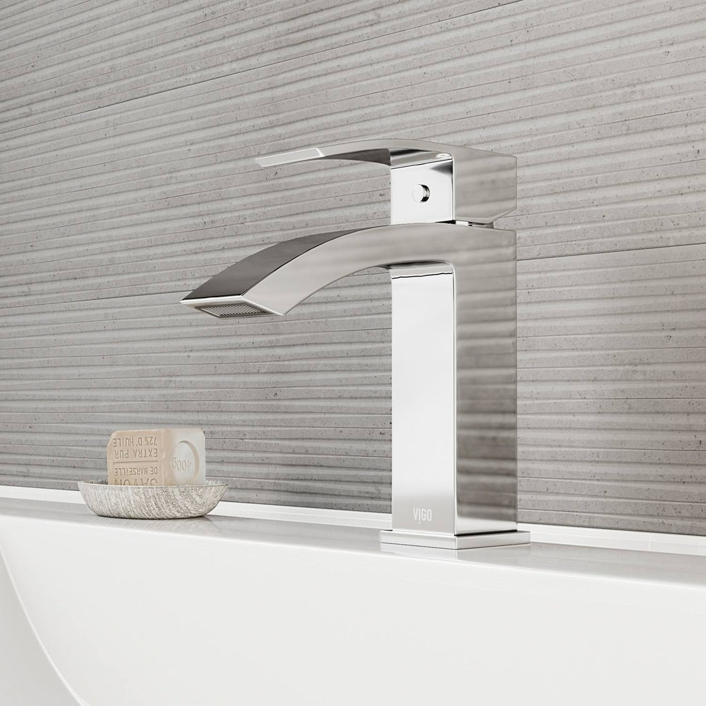 Matte Gold Single Hole Bathroom Faucet A2525