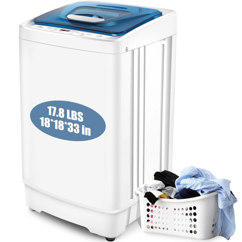 17.8lb Portable Washer and Dryer Combo with LED Display K861957