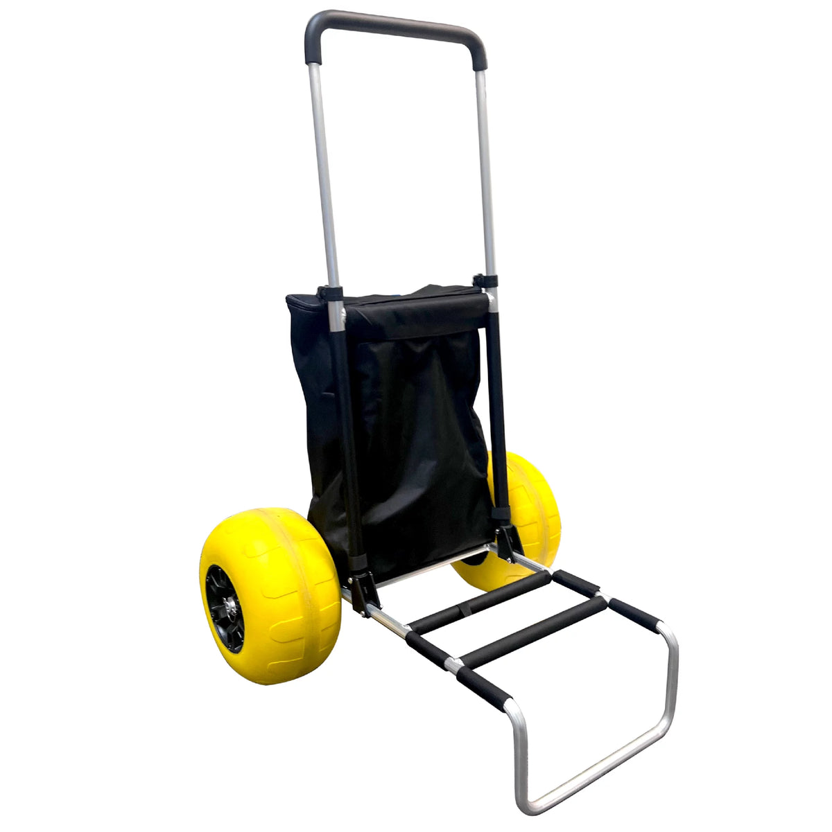 Blue Airless Balloon Wheels Aluminum Beach Cart Dolly T188