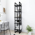 5-Tier Sonoma Oak Engineered Wood Book Cabinet R81575