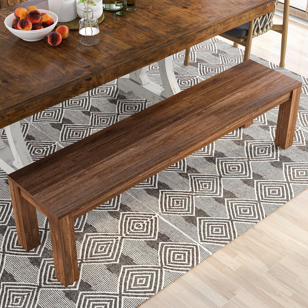 Solid Mango Wood Dining Bench R9695
