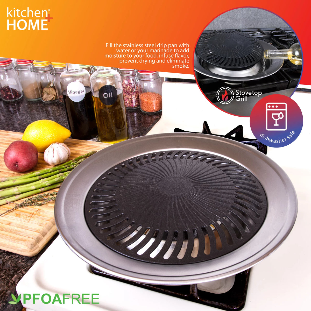 Smokeless Stove Top Grill Pan B21529