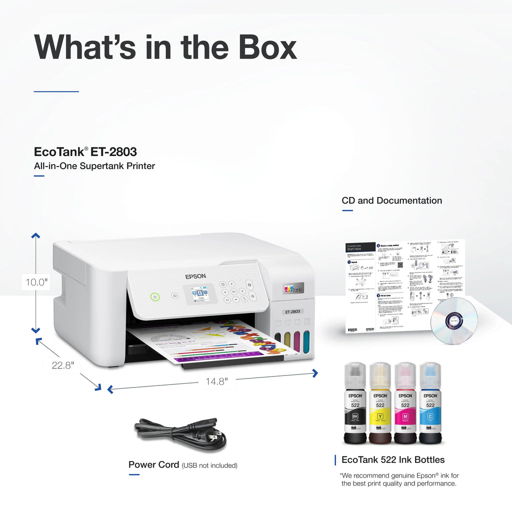 Wireless All-in-One Cartridge-Free Printer K505128