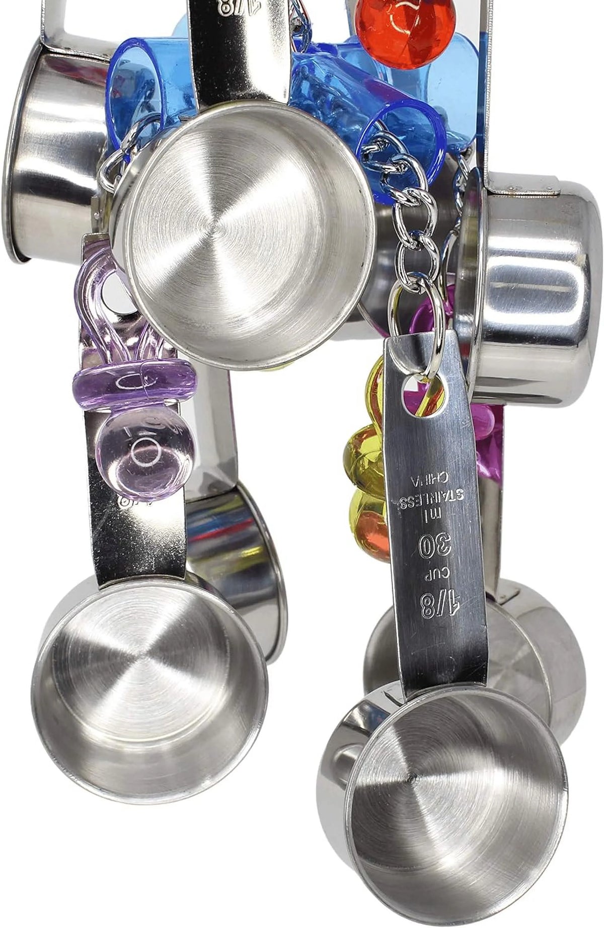 Colorful Stainless Steel Parrot Clacker T309