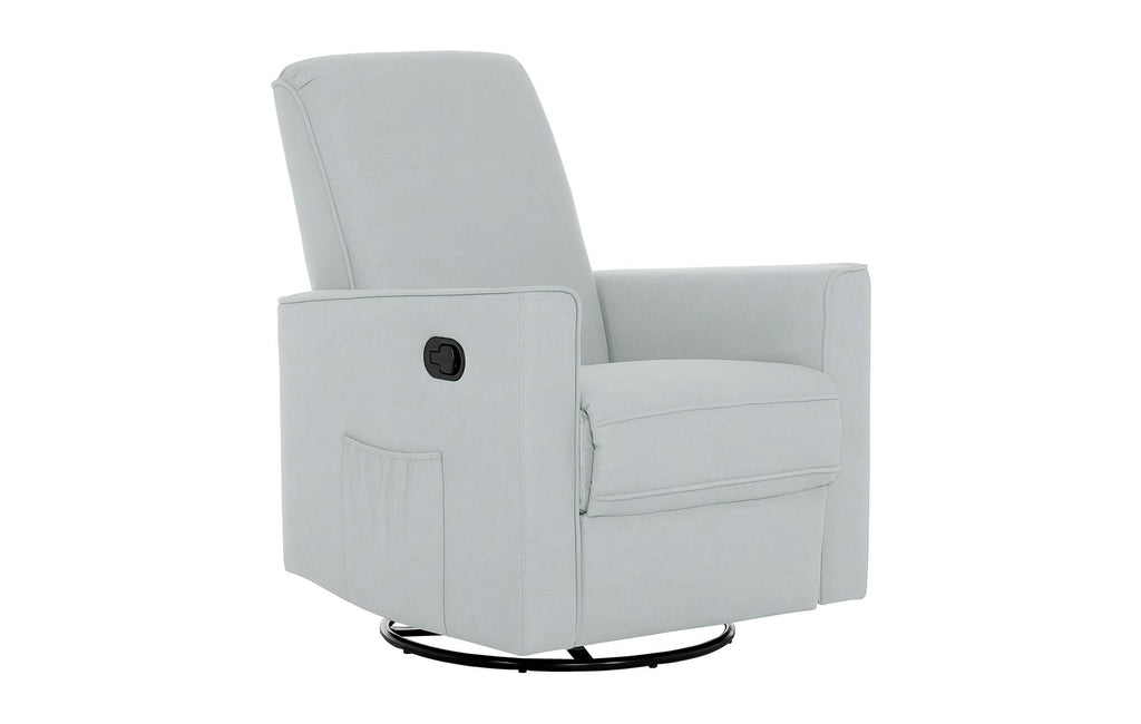 Light Blue Glider Recliner Rocker D84982