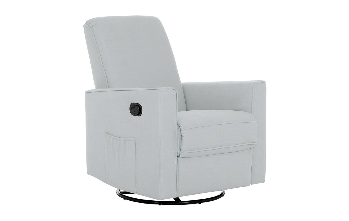 Light Blue Glider Recliner Rocker D84982