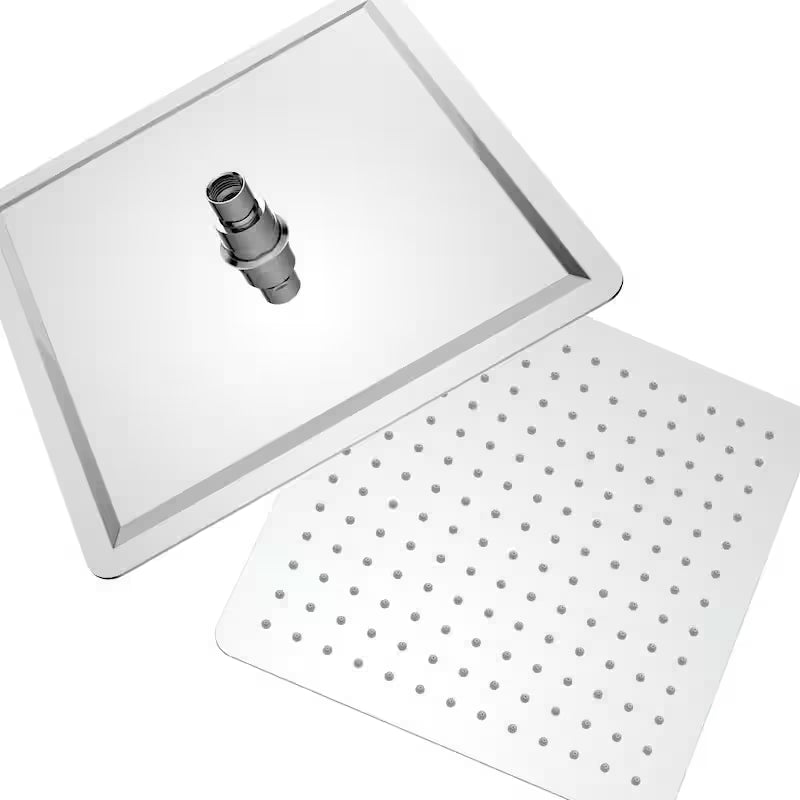 12 in. Dual Shower Heads Fixed and Handheld Shower Head in Chrome F60081