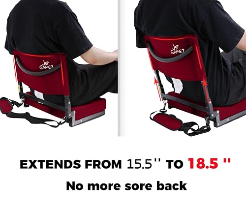 Stadium Seat with Back Support and Cushion E13213