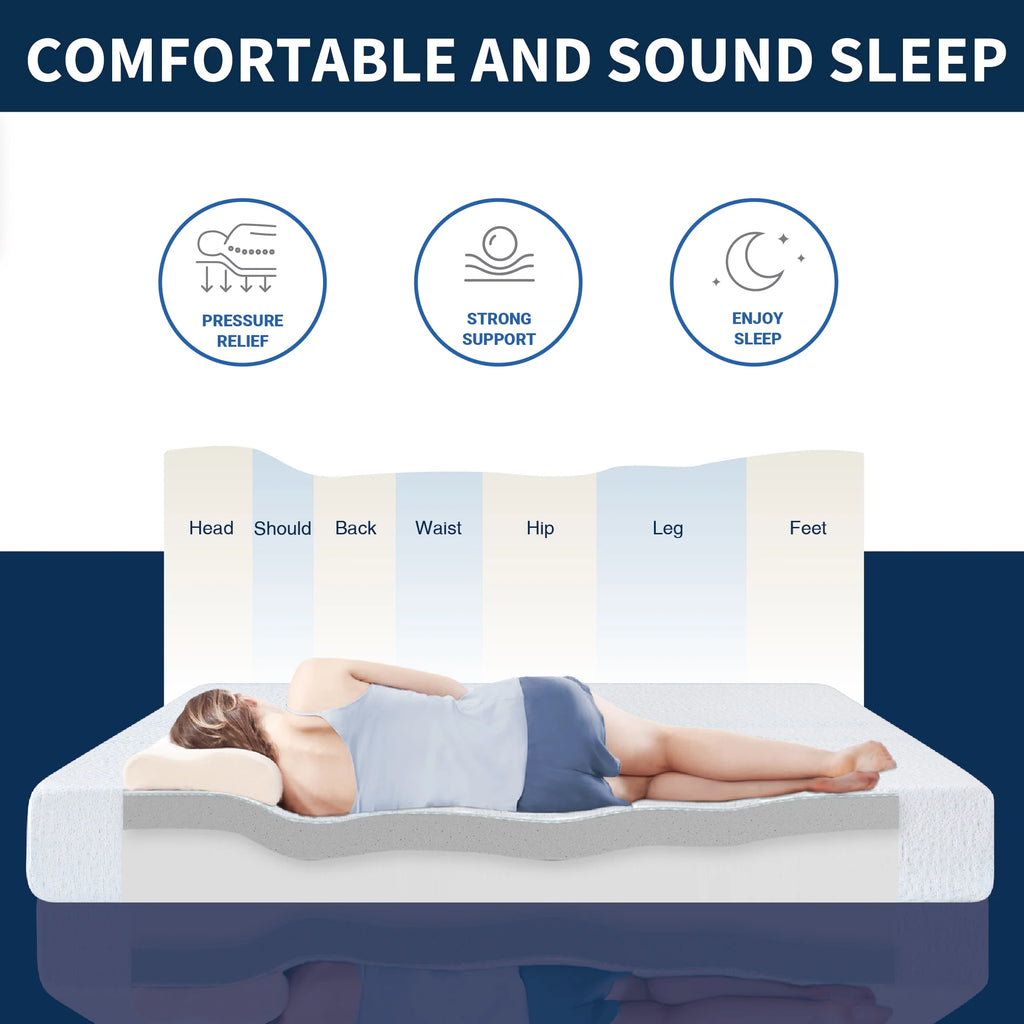 Twin XL Size Memory Foam Mattress F3606