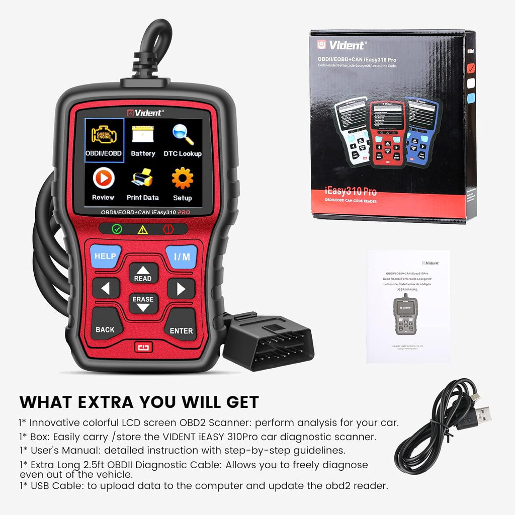 OBD2 Scanner Code Reader with O2 Sensor Test Freeze Frame, Pack of 2 G770