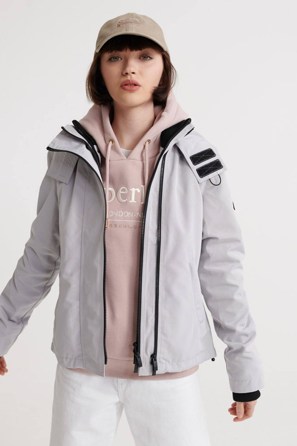 Natural Ottoman Technical Windcheater Z659
