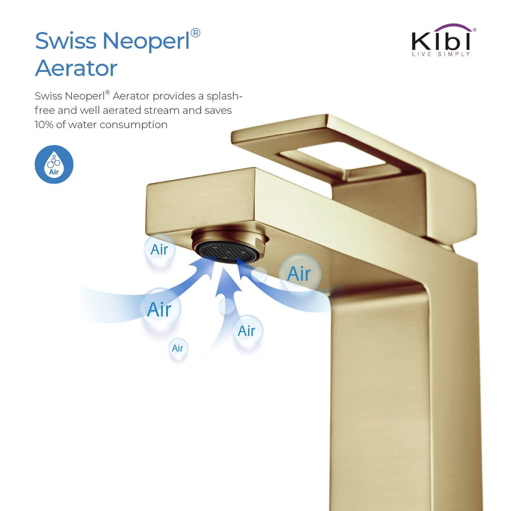 Brushed Nickel Single Hole Bathroom Faucet E374856