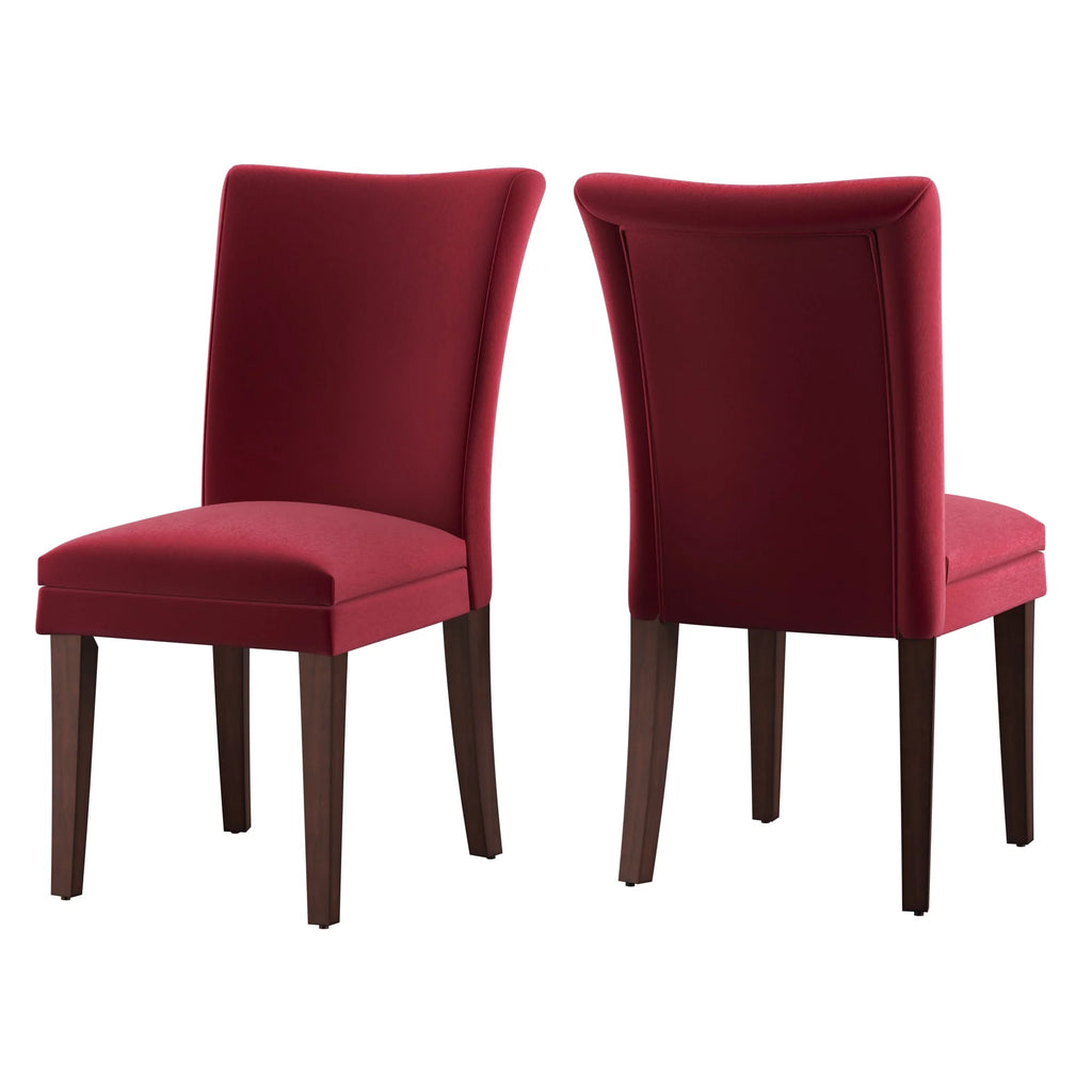 Red Dining Chair Set of 2 G9197