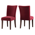 Red Dining Chair Set of 2 G9197