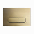Brushed Brass Wall Mount Dual Flush Actuator Plate D774
