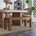 Solid Mango Wood Dining Bench R9695