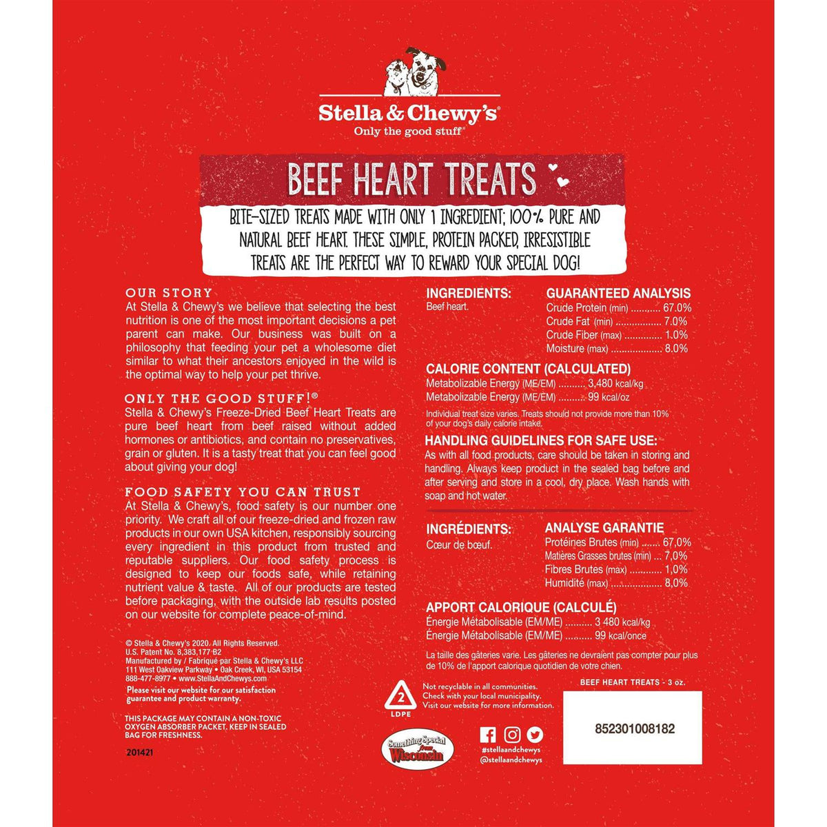 Freeze Dried Beef Dog Treats Q6287